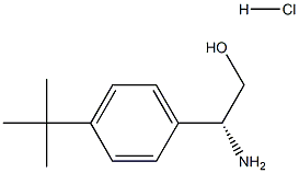 (R)-2-氨基-2-(4-(叔丁基)苯基)乙醇盐酸盐结构式