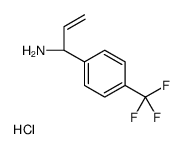 (1S)-1-[4-(Trifluoromethyl)phenyl]-prop-2-en-1-amine hydrochloride结构式
