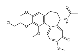 2-chloroacetyl-2-demethylthiocolchicine结构式