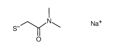 sodium N,N-dimethylmercaptoacetamide结构式