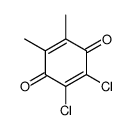 2,3-dichloro-5,6-dimethylcyclohexa-2,5-diene-1,4-dione结构式
