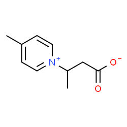 Pyridinium, 1-(2-carboxy-1-methylethyl)-4-methyl-, inner salt (9CI)结构式