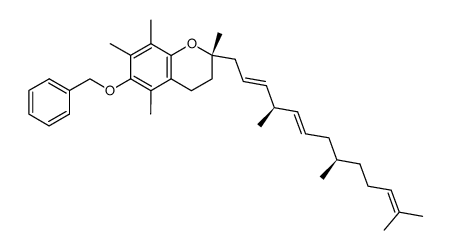 (2S,4'R,8'R)-2',5',11'-α-tocotrienol benzyl ether Structure