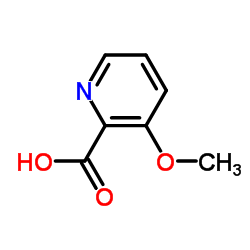 3-甲氧基-2-吡啶羧酸结构式