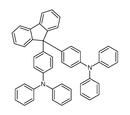 N,N-diphenyl-4-[9-[4-(N-phenylanilino)phenyl]fluoren-9-yl]aniline结构式
