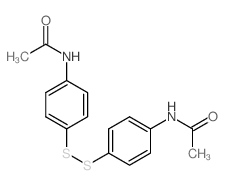 N,N-(二硫-4,1-亚苯基)双乙酰胺结构式
