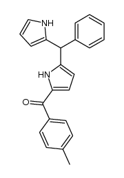 1-(4-methylbenzoyl)-5-phenyldipyrromethane结构式
