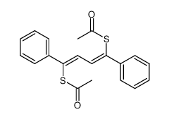 (Z,Z)-1,4-di(acetylthio)-1,4-diphenyl-1,3-butadiene结构式