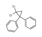 Benzene,1,1'-(2,2-dibromocyclopropylidene)bis- Structure