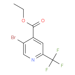 5-溴-2-(三氟甲基)异烟酸乙酯结构式