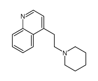 4-(2-piperidin-1-ylethyl)quinoline结构式