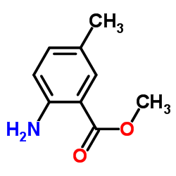 2-氨基-5-甲基苯甲酸甲酯结构式