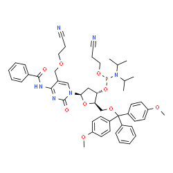 5'-O-DMT-5-Ethynyl-2'-deoxyuridine 3'-CE phosphoramidite Structure