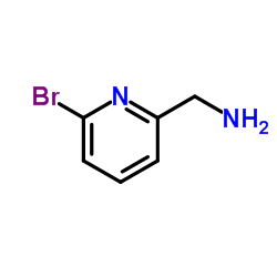 6-溴-2-吡啶甲胺结构式