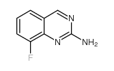 2-Amino-8-fluoroquinazoline Structure