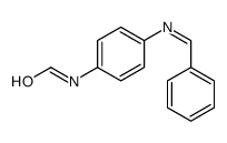 N-[4-(benzylideneamino)phenyl]formamide Structure