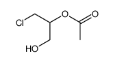 1-(chloromethyl)-2-hydroxyethyl acetate结构式