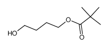4-hydroxybutyl pivalate结构式