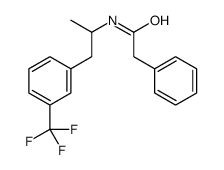 N-[α-Methyl-m-(trifluoromethyl)phenethyl]-2-phenylacetamide结构式
