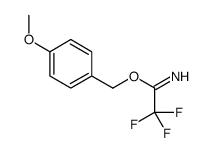 (4-methoxyphenyl)methyl 2,2,2-trifluoroethanimidate结构式