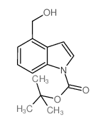 N-boc-4-羟基甲基 吲哚结构式