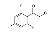 Ethanone, 2-chloro-1-(2,4,6-trifluorophenyl)- (9CI) Structure