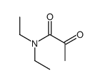 N,N-diethyl-2-oxopropanamide结构式