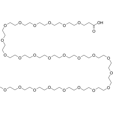 m-PEG24-acid Structure
