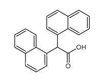 bis(1-naphthyl)acetic acid Structure