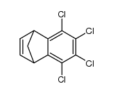 5,6,7,8-tetrachlorobenzonorbornadiene Structure
