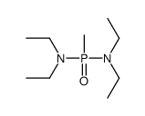 N-[diethylamino(methyl)phosphoryl]-N-ethylethanamine结构式