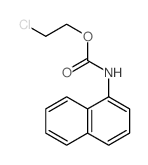 Carbamic acid,1-naphthalenyl-, 2-chloroethyl ester (9CI)结构式