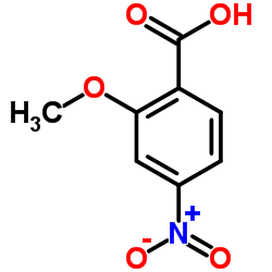 2-甲氧基-4-硝基苯甲酸结构式