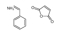 azane,furan-2,5-dione,styrene Structure