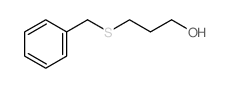 3-benzylsulfanylpropan-1-ol结构式