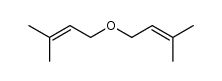 3-甲基-1-[(3-甲基-2-丁烯-1-基)氧基]-2-丁烯结构式