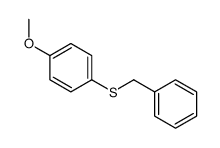 1-benzylsulfanyl-4-methoxybenzene Structure
