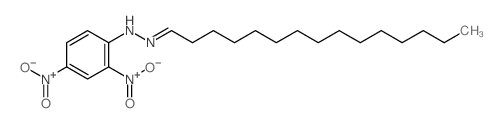 Pentadecanal,2-(2,4-dinitrophenyl)hydrazone Structure