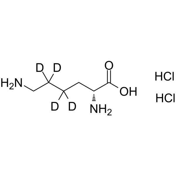 D-Lysine-d4 dihydrochloride Structure