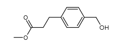 methyl 3-(4-(hydroxymethyl)phenyl)propanoate结构式
