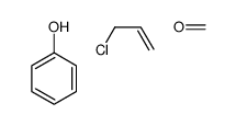 3-chloroprop-1-ene,formaldehyde,phenol Structure