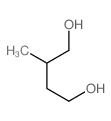 2-甲基-1,4-丁二醇结构式