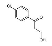 1-(4-chlorophenyl)-3-hydroxypropan-1-one结构式