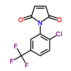 1-(2-Chloro-5-trifluoromethyl-phenyl)-pyrrole-2,5-dione Structure