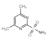 磺胺二甲基嘧啶结构式