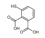3-sulfanylphthalic acid结构式