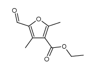 ethyl 5-formyl-2,4-dimethylfuran-3-carboxylate Structure
