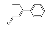 β-Ethyl-cinnamaldehyde Structure