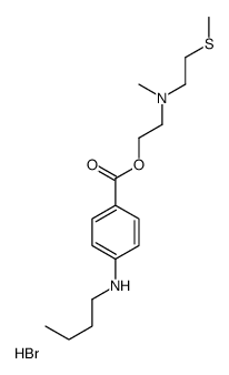 2-[4-(butylamino)benzoyl]oxyethyl-methyl-(2-methylsulfanylethyl)azanium,bromide结构式