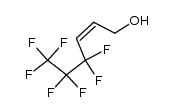 4,4,5,5,6,6,6-heptafluoro-hex-2c-en-1-ol结构式